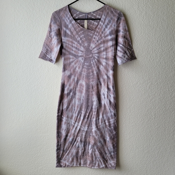 Raquel Allegra Dresses & Skirts - Raquel Allegra Tie Dye Dress Tan/White Sz 1